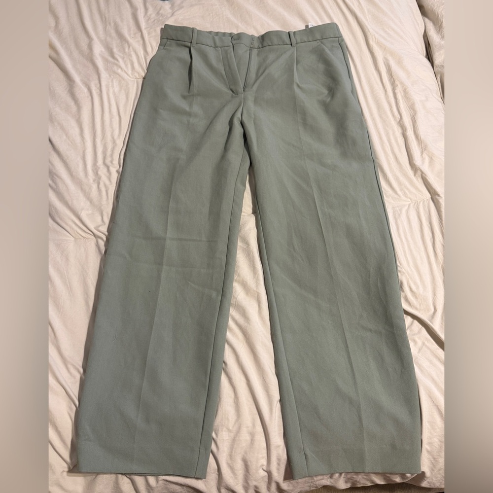 Abercrombie & Fitch Light Green Trousers